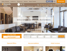 Tablet Screenshot of hotelrotonda.com